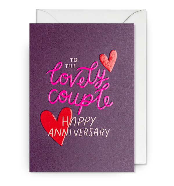 To A Lovely Couple Card