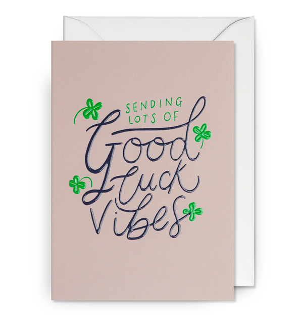 Good Luck Vibes Card
