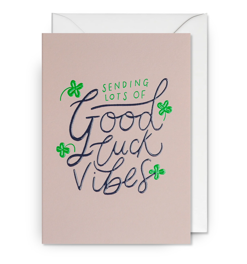 Good Luck Vibes Card