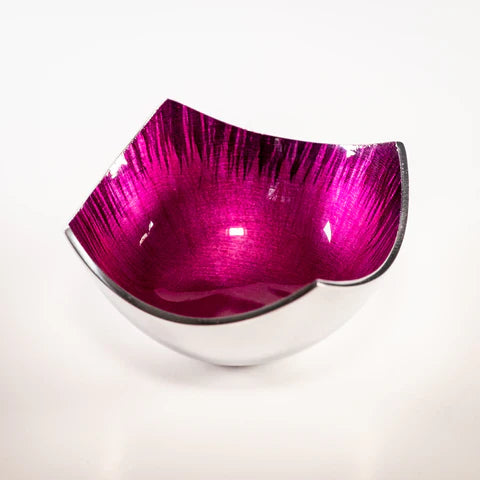 Brushed Pink Square Dish