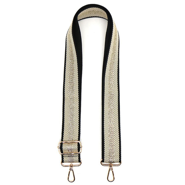 Gold Lurex Stripe Interchangeable Strap
