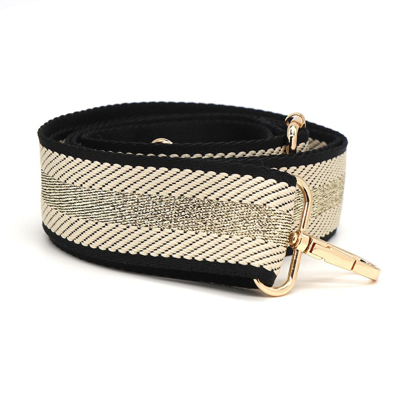 Gold Lurex Stripe Interchangeable Strap