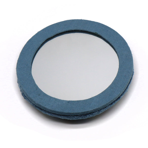 Dusky Blue Robin Pocket Mirror