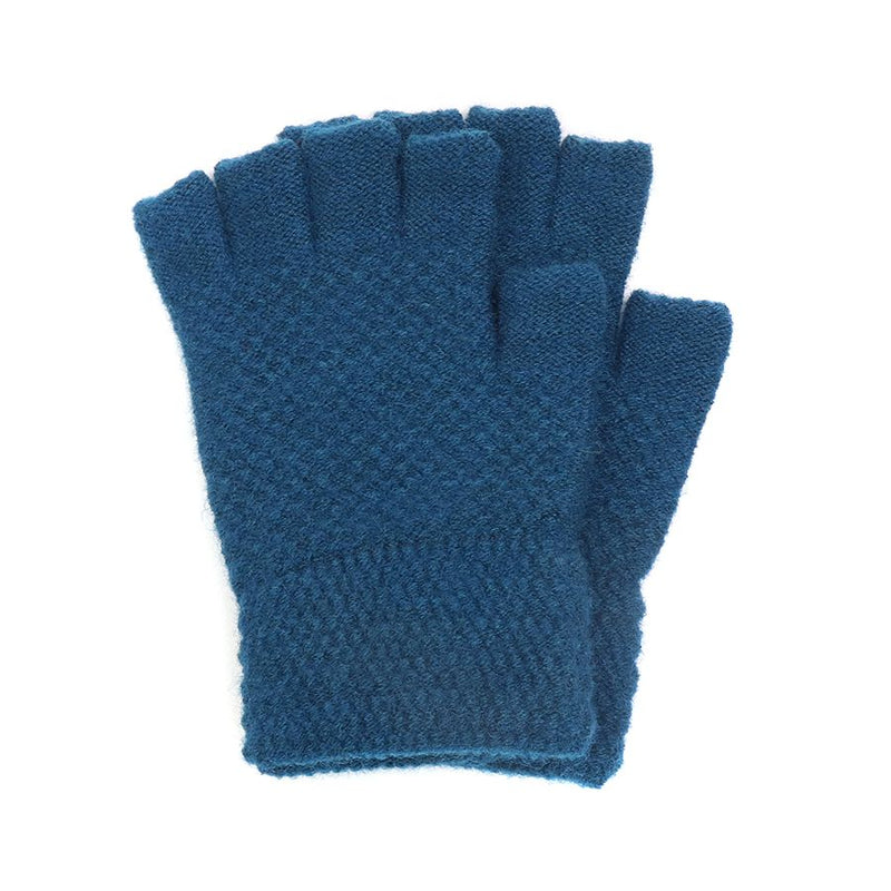 Teal Fingerless Gloves
