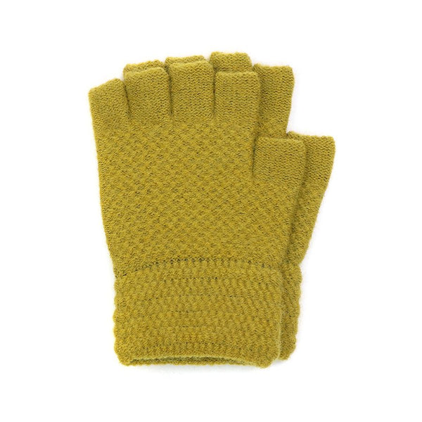 Mustard Fingerless Gloves