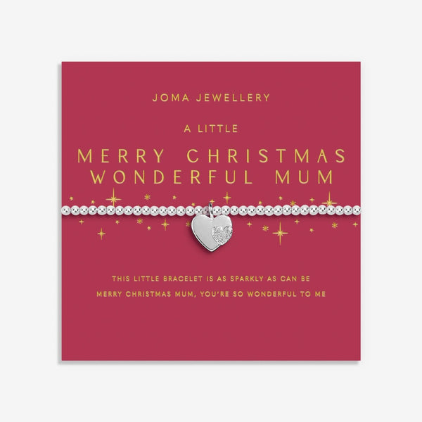 A Little ‘Merry Christmas Wonderful Mum’ Bracelet