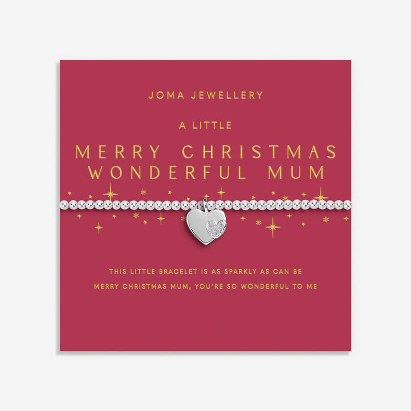 A Little ‘Merry Christmas Wonderful Mum’ Bracelet
