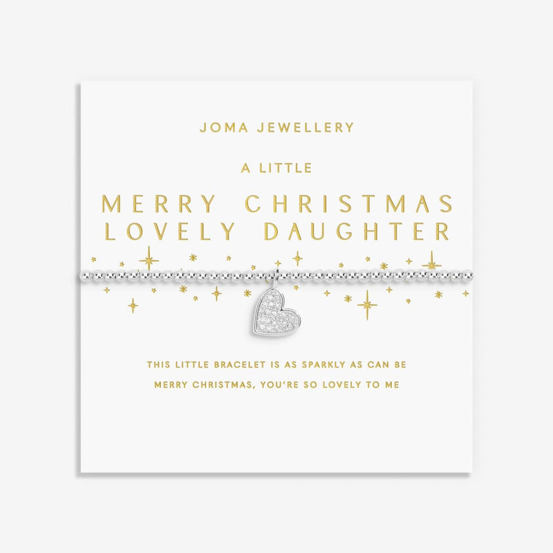 A Little ‘Merry Christmas Lovely Daughter’ Bracelet