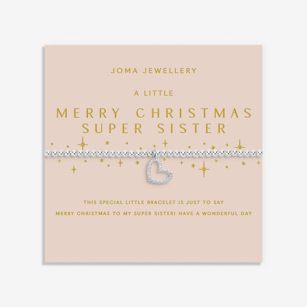 A Little ‘Merry Christmas Super Sister’ Bracelet