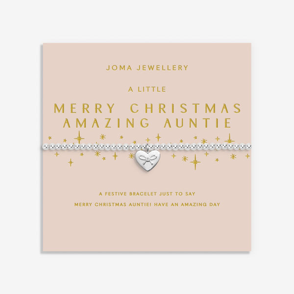 A Little ‘Merry Christmas Amazing Auntie’ Bracelet