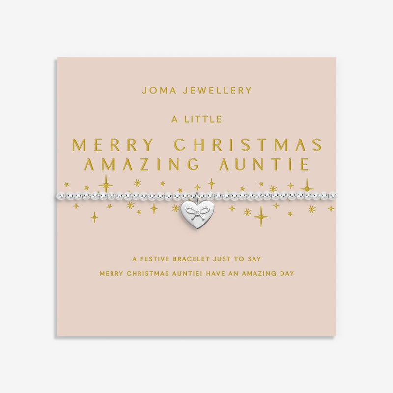A Little ‘Merry Christmas Amazing Auntie’ Bracelet