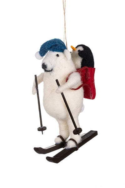 Archie in St Moritz Hanging Decoration