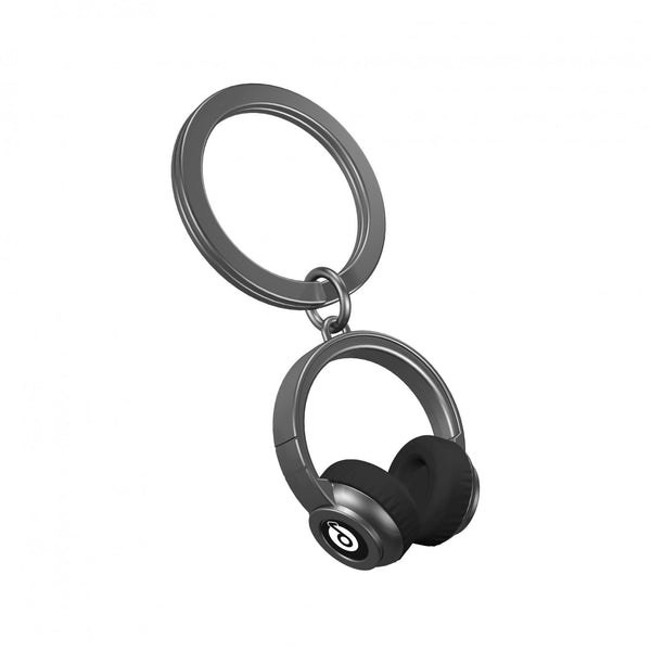 Black Headphones Keyring