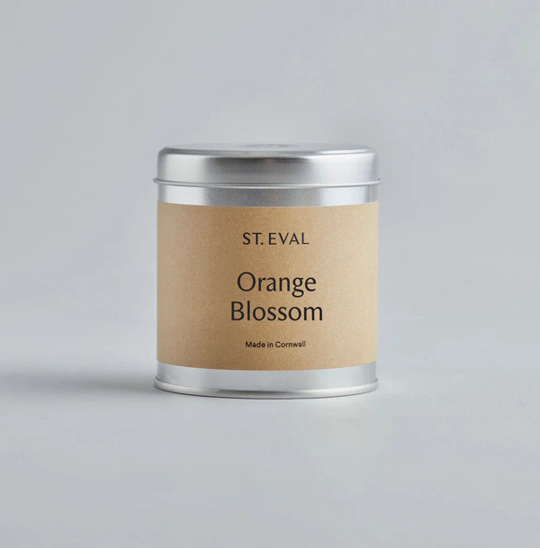 Orange Blossom Tin Candle