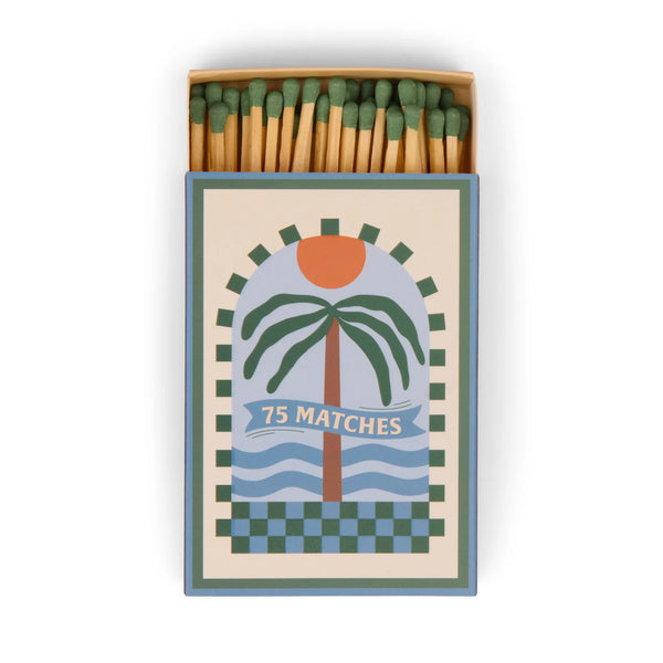 Boxed Matches - Palm Tree
