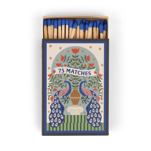 Boxed Matches - Peacock