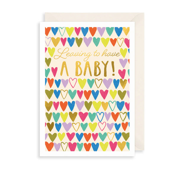 Leaving To Have A Baby Card
