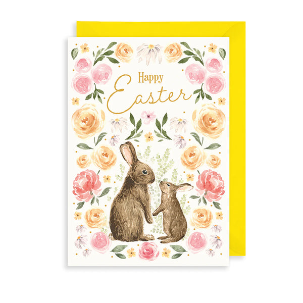 Easter Rabbit Greetings Card