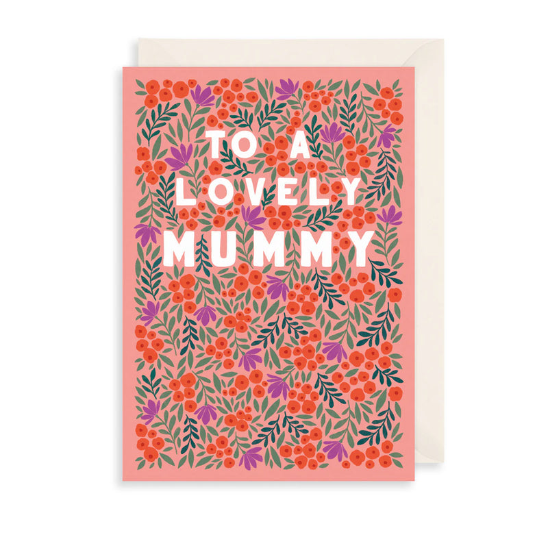 To a Lovely Mummy Card