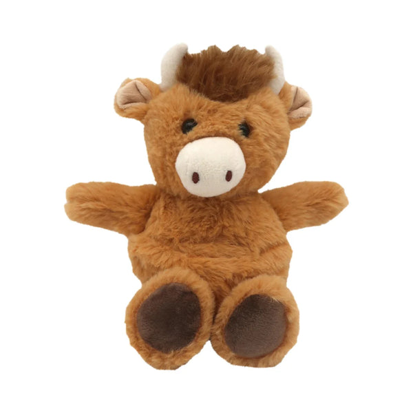 Mini Highland Cow Snuggable Hottie
