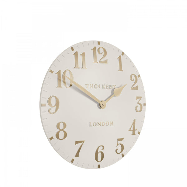 12" Arabic Wall Clock - Oatmeal