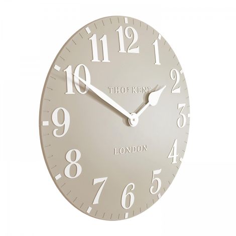 20" Arabic Wall Clock - Sand