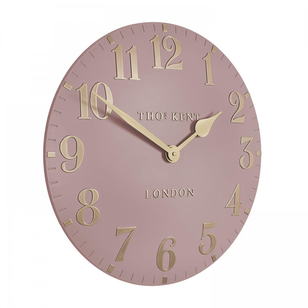 20" Arabic Wall Clock - Blush Pink