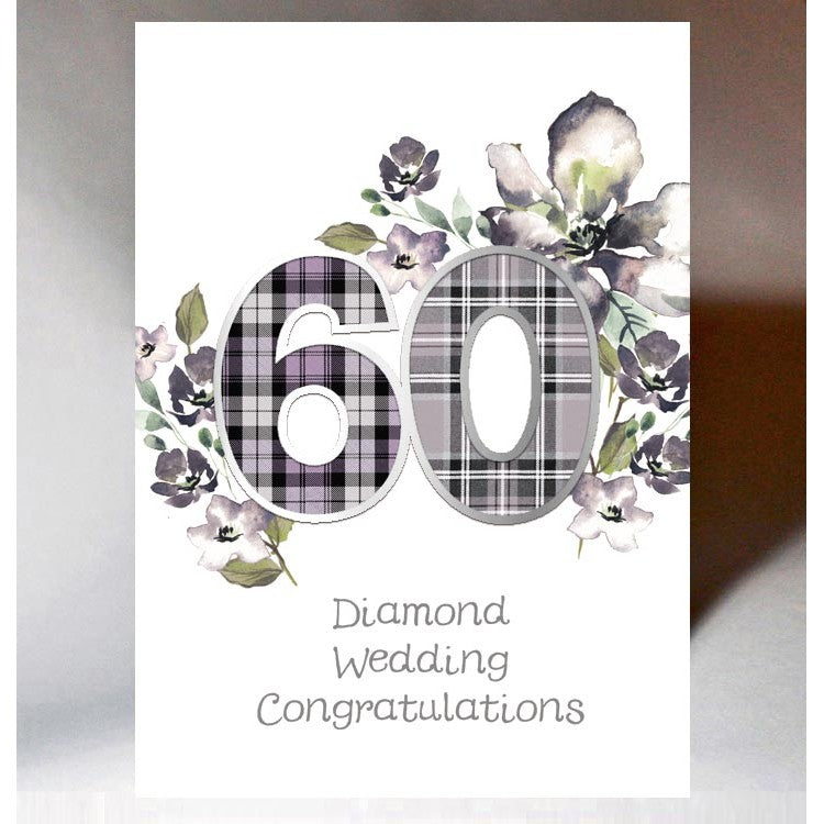 Diamond Wedding Anniversary Card