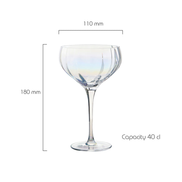 Palazzo Champagne Saucers - Set Of 2