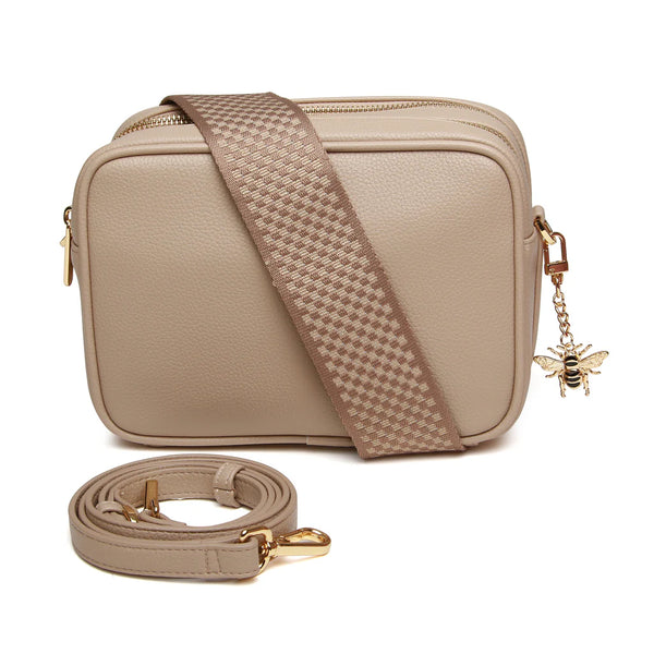 Soho Camera Crossbody Bag - Stone