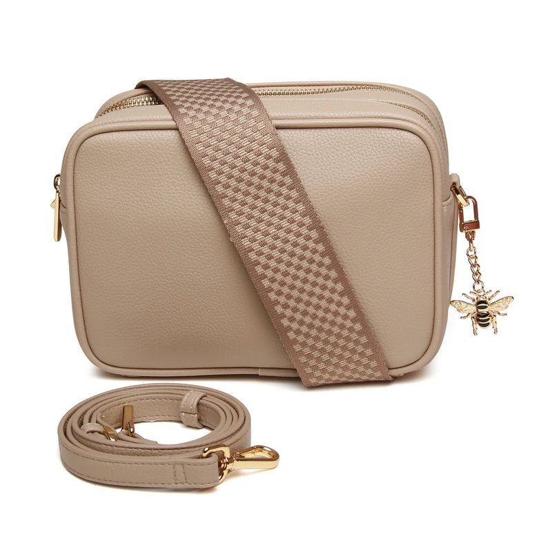 Soho Camera Crossbody Bag - Stone