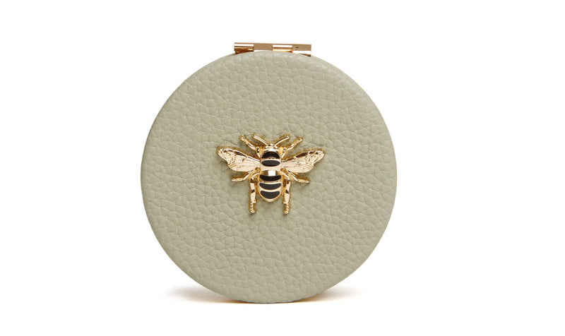 Round Compact Mirror -Pistachio