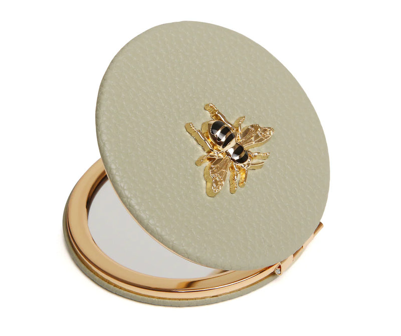 Round Compact Mirror -Pistachio