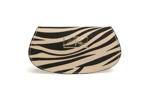 Glasses Case - Light Zebra Print
