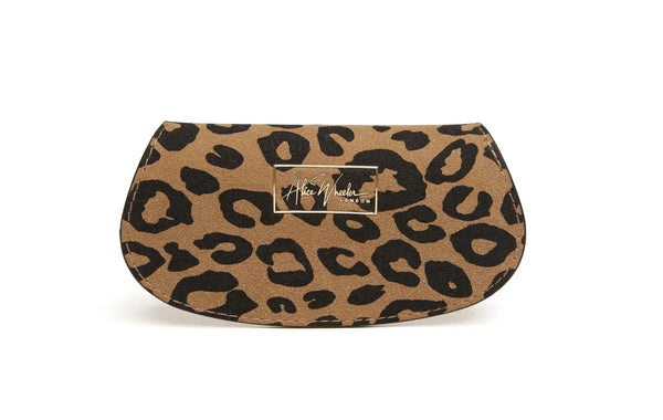 Glasses Case - Dark Leopard Print