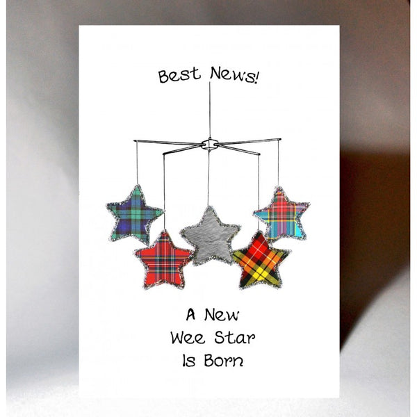 New Baby A Wee Star Card
