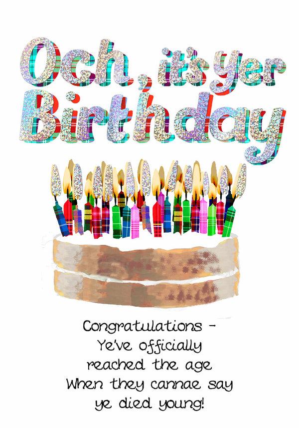 Och, it’s Yer Birthday Card