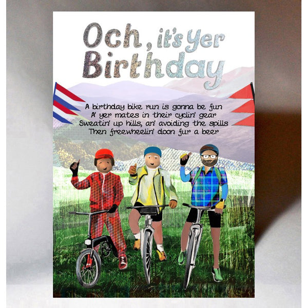 Birthday Cycling Club Card