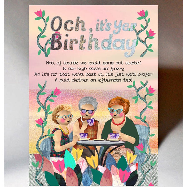 Birthday Blether An Efternoon Card