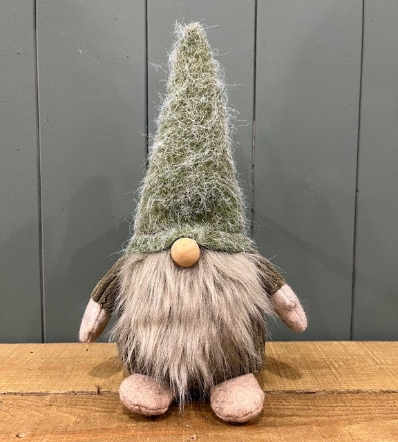 Green Woolly Gonk With Beige Beard