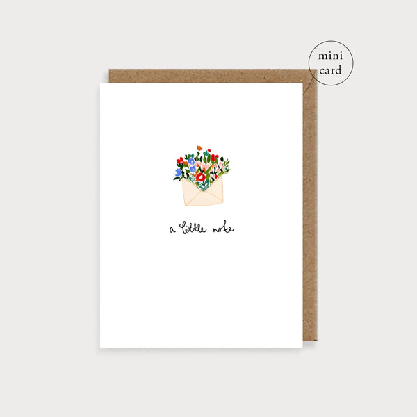 A Little Note Envelope Card