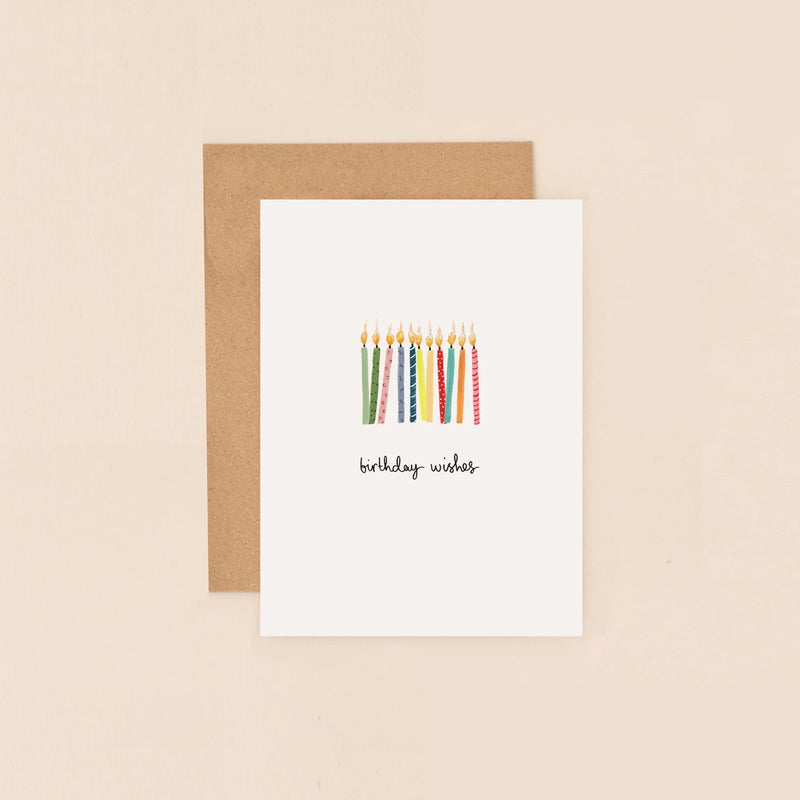 Candles Birthday Wishes Card