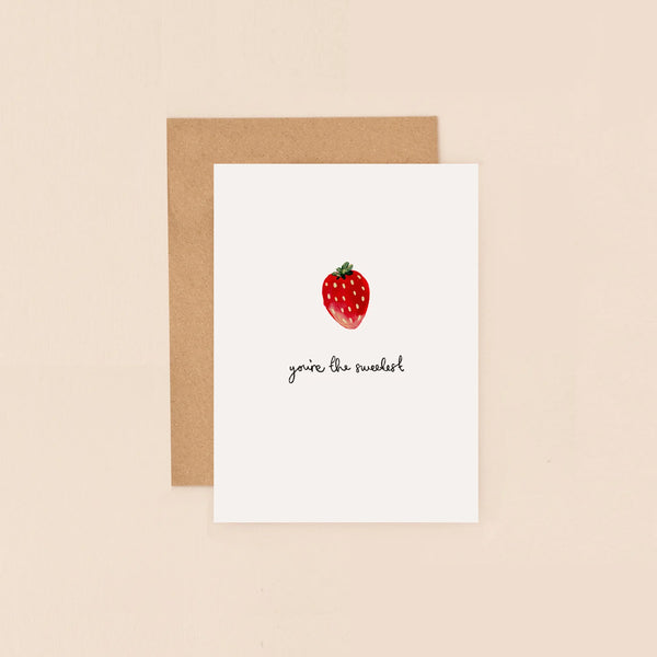 Strawberry You’re the Sweetest Card