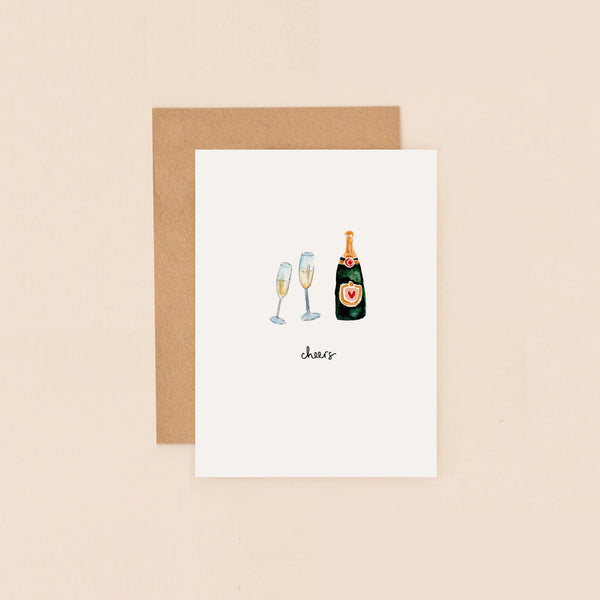 Champagne Cheers Card