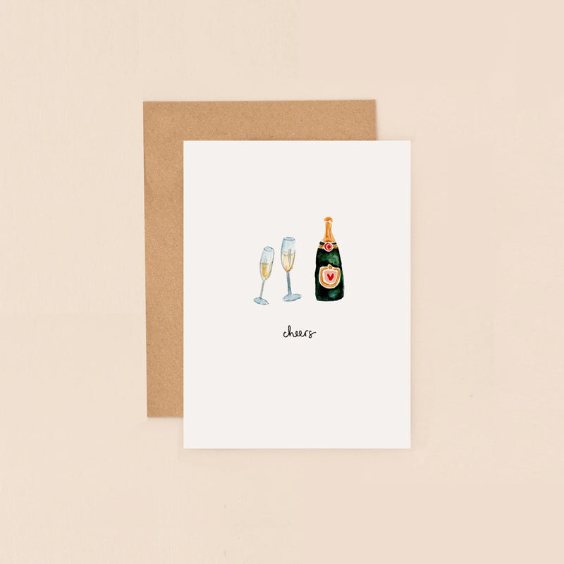 Champagne Cheers Card