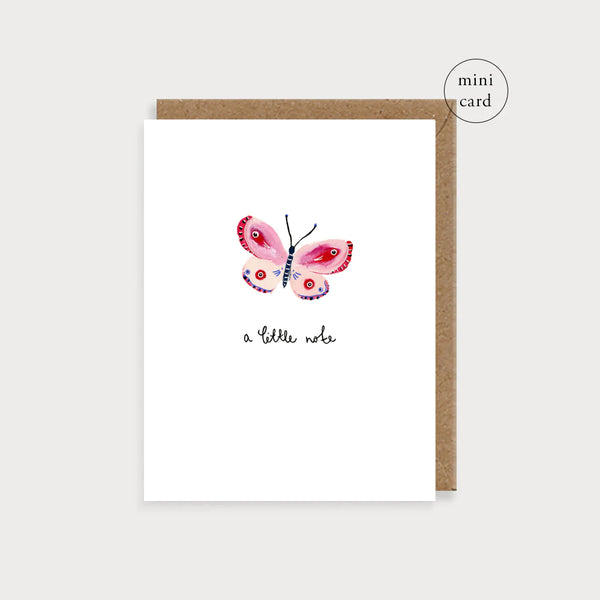 Butterfly A Little Note Mini Card