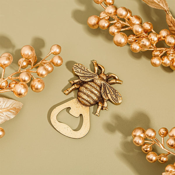 Gold Bee Bottle Opener