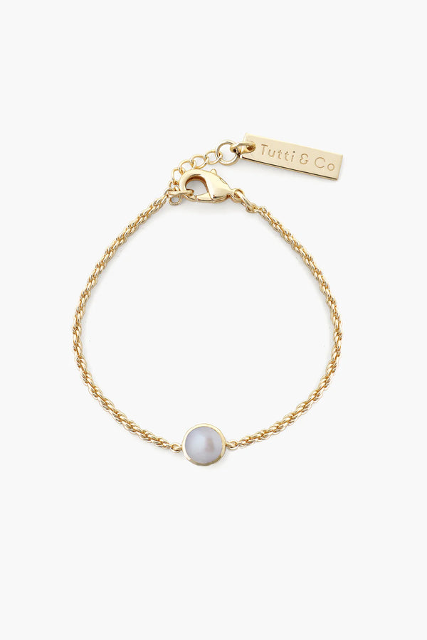 Freshwater Pearl Bracelet - Gold
