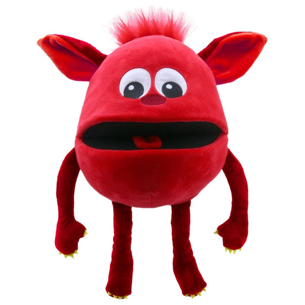 Baby Monster Hand Puppet- Red