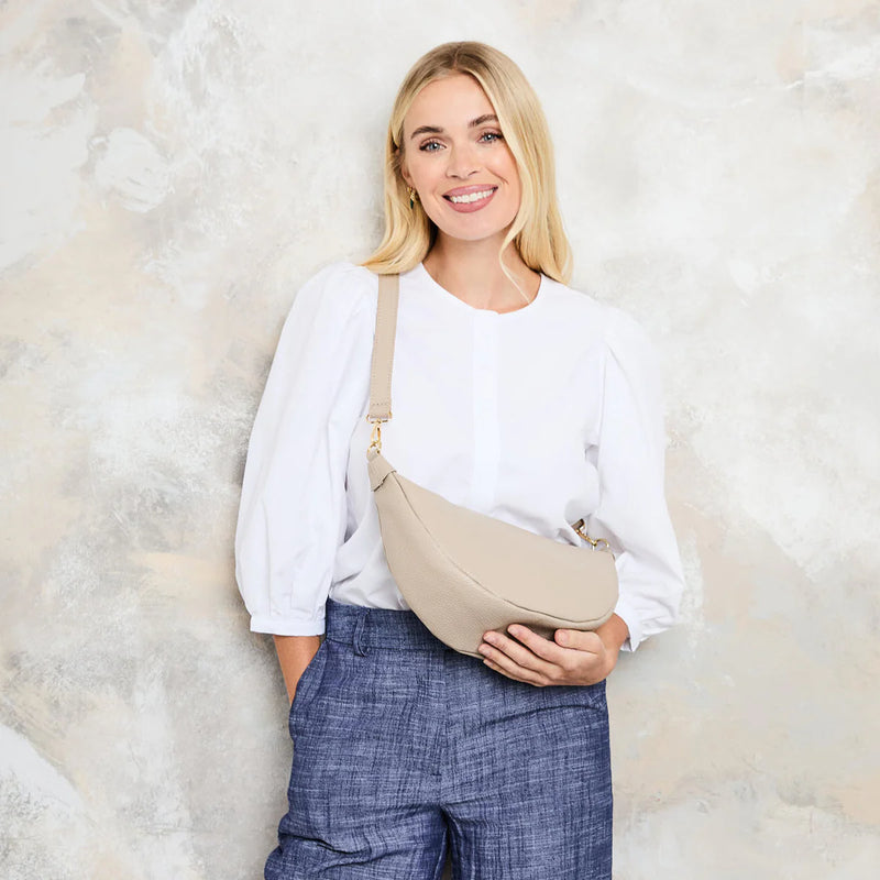 Elie Beaumont Hobo Bag - Biscuit